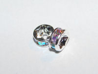 Strassrondell, crystal ab, 6mm (Aktion)